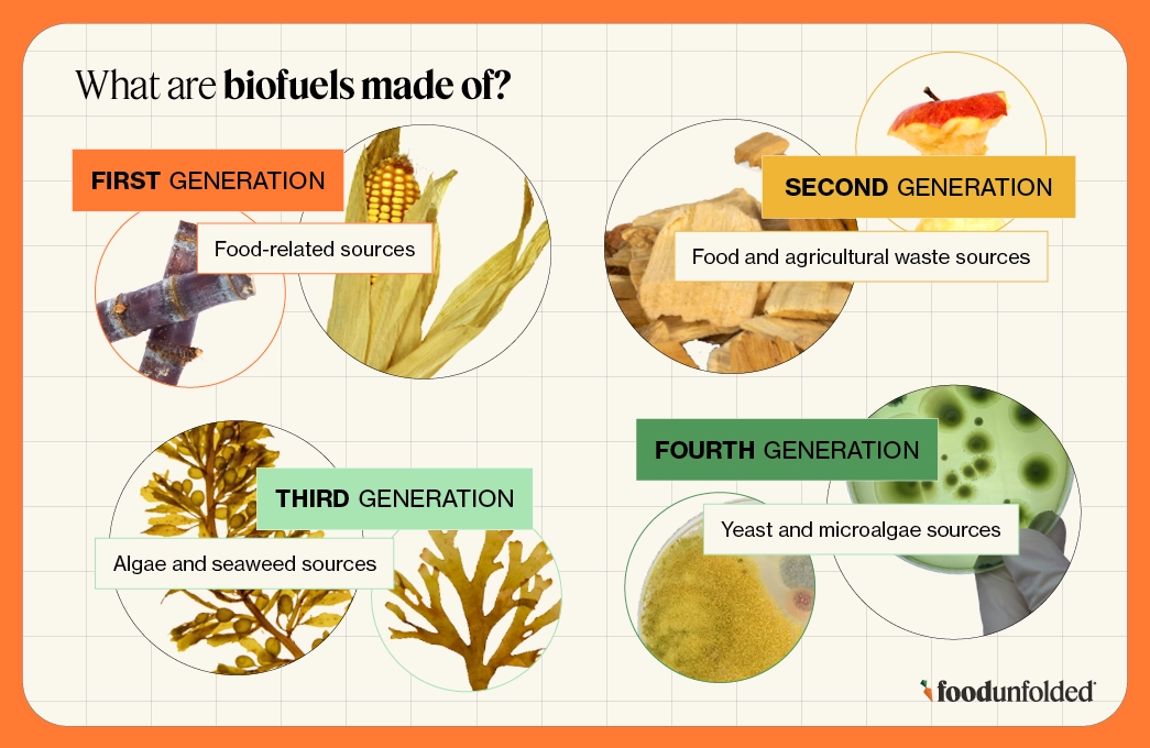 What are biofuels made of? 