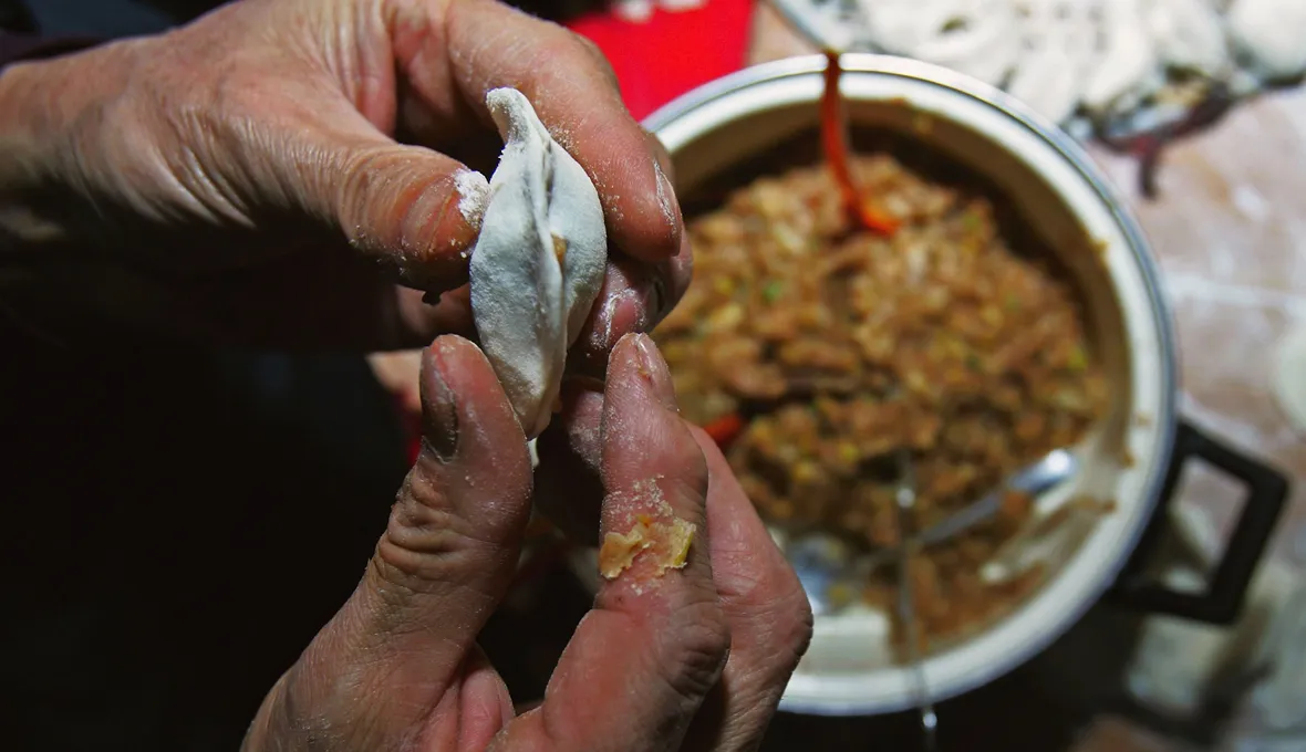 Chinese jiaozi is the most iconic meatball dumpling. But dumplings come in many forms and with many different fillings across cultures. Photo credit: China Photos via Getty Images. 