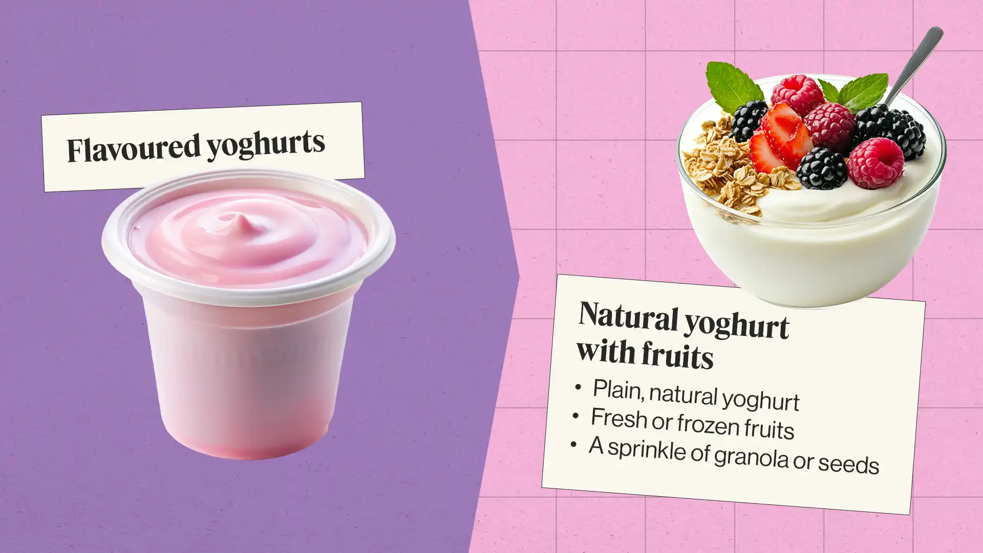 Ultra-processed food swaps