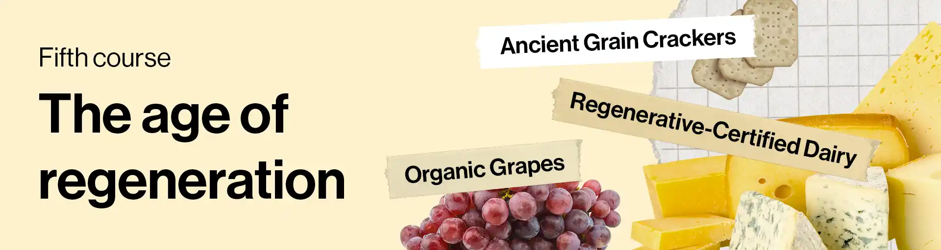 Section heading, dessert: Our modern-day food system