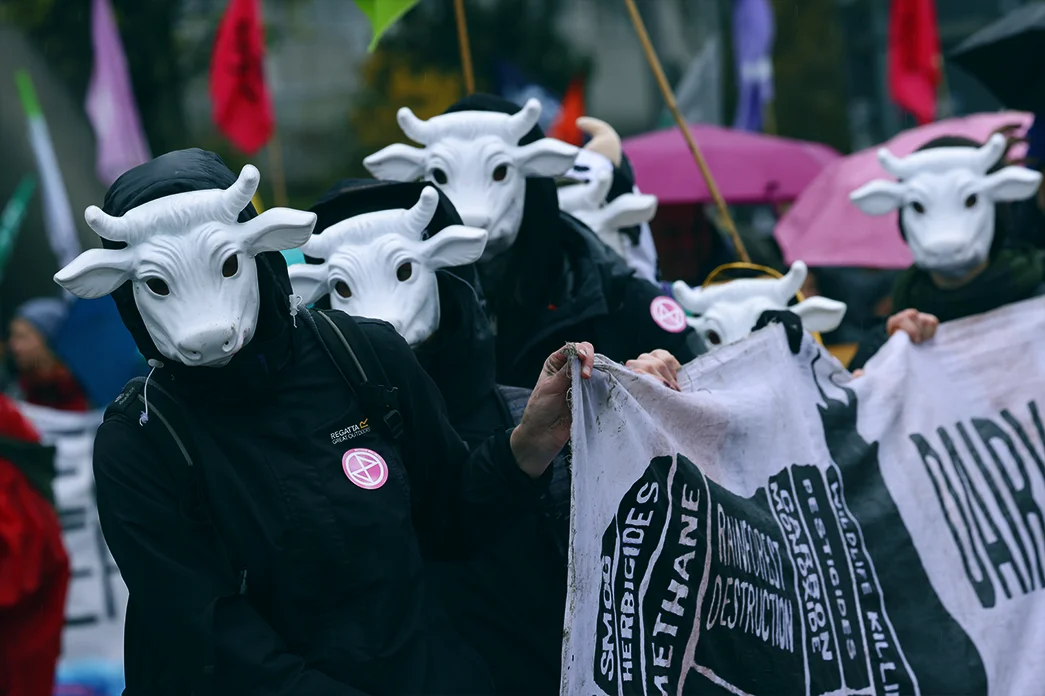 Extinction Rebellion and Animal Rebellion protest