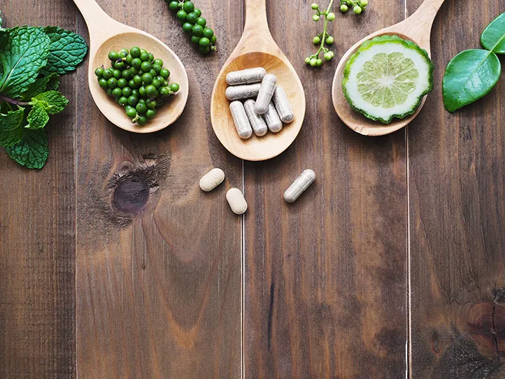 Spoon with tablets