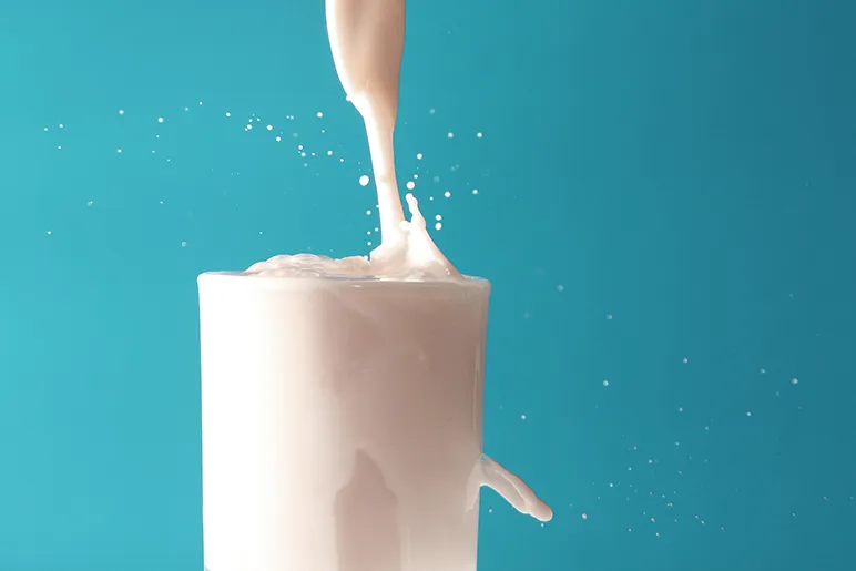 Glass of milk