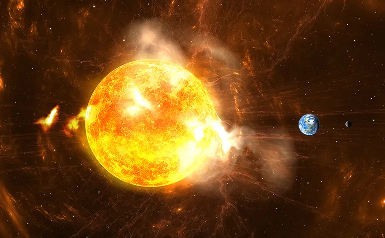 The sun