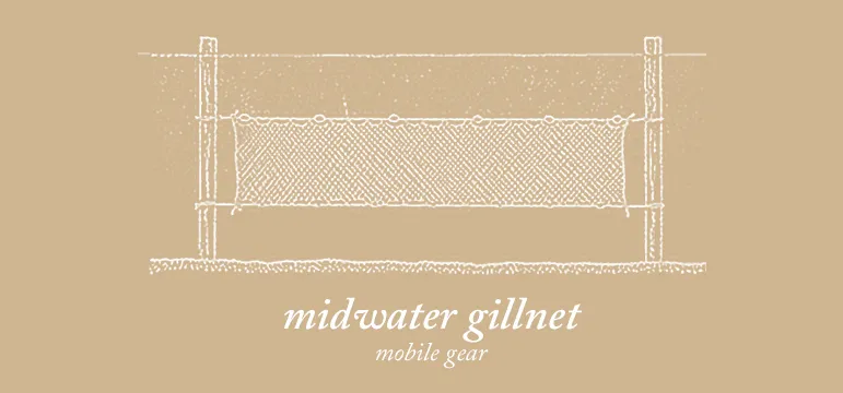 Midwater gillnet