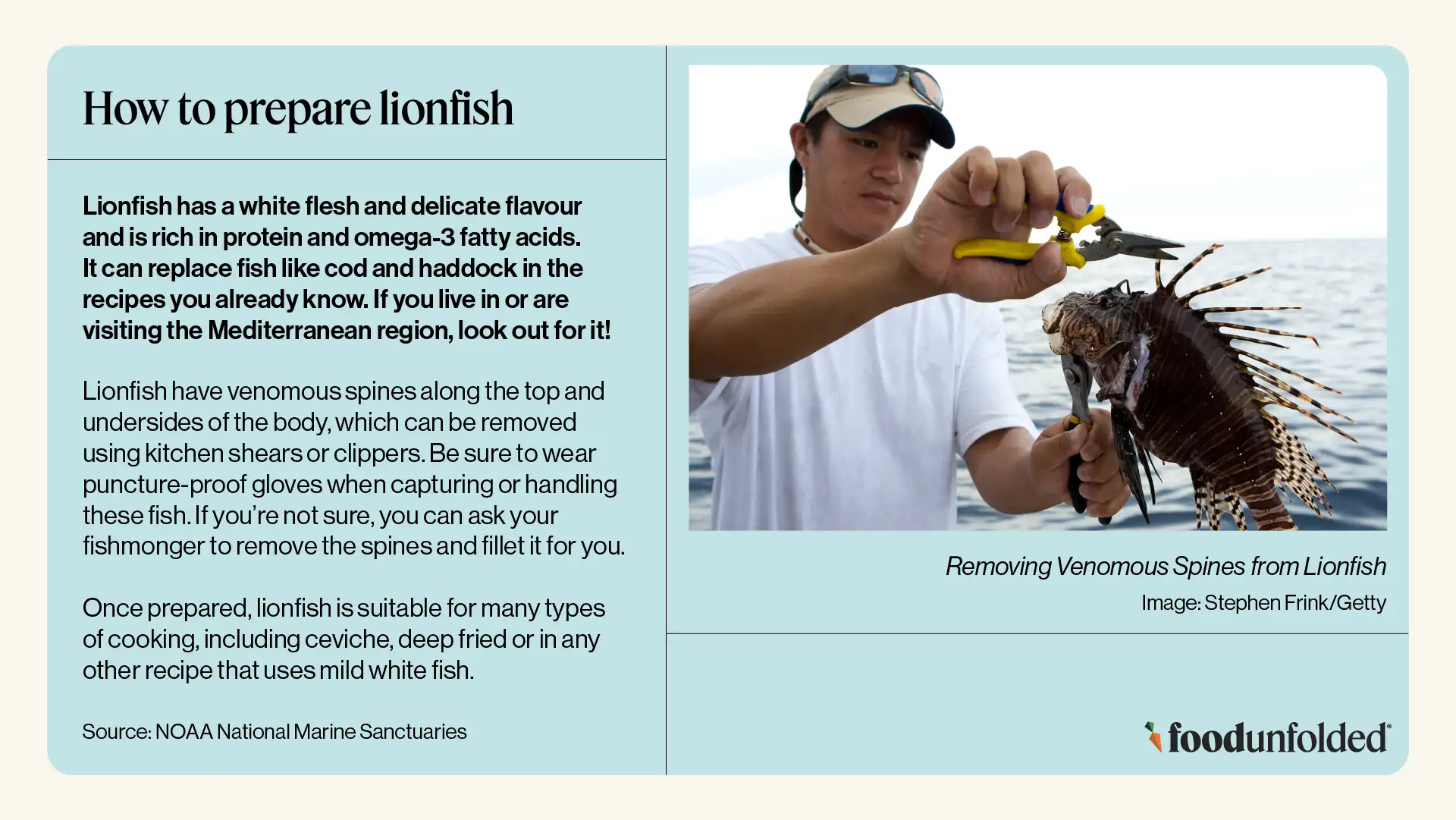 How to prepare lionfish
