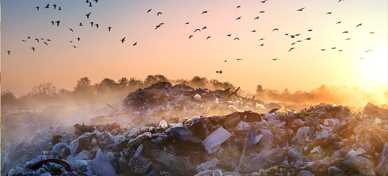 Waste dump