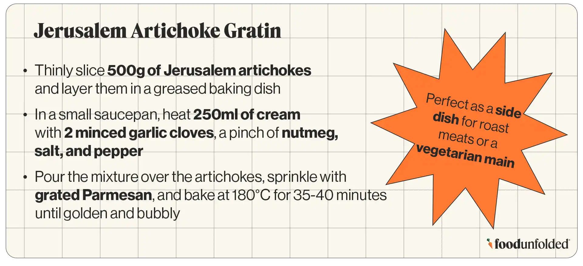 Jerusalem Artichoke recipe 