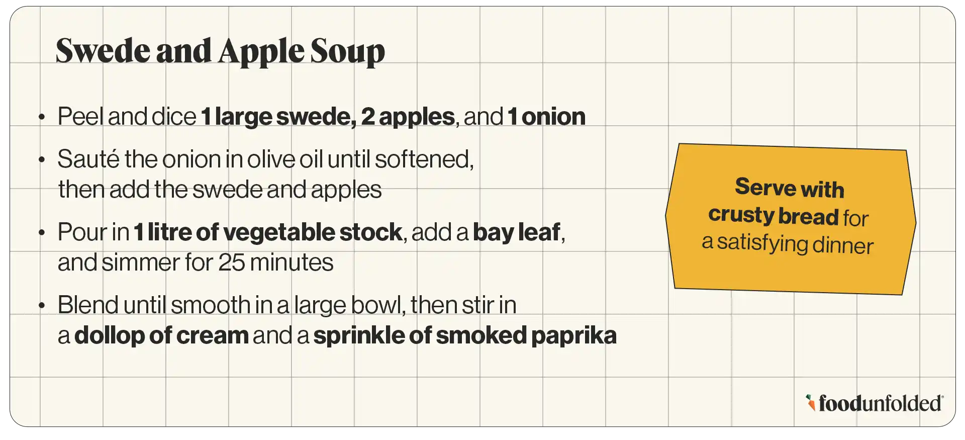 swede recipe