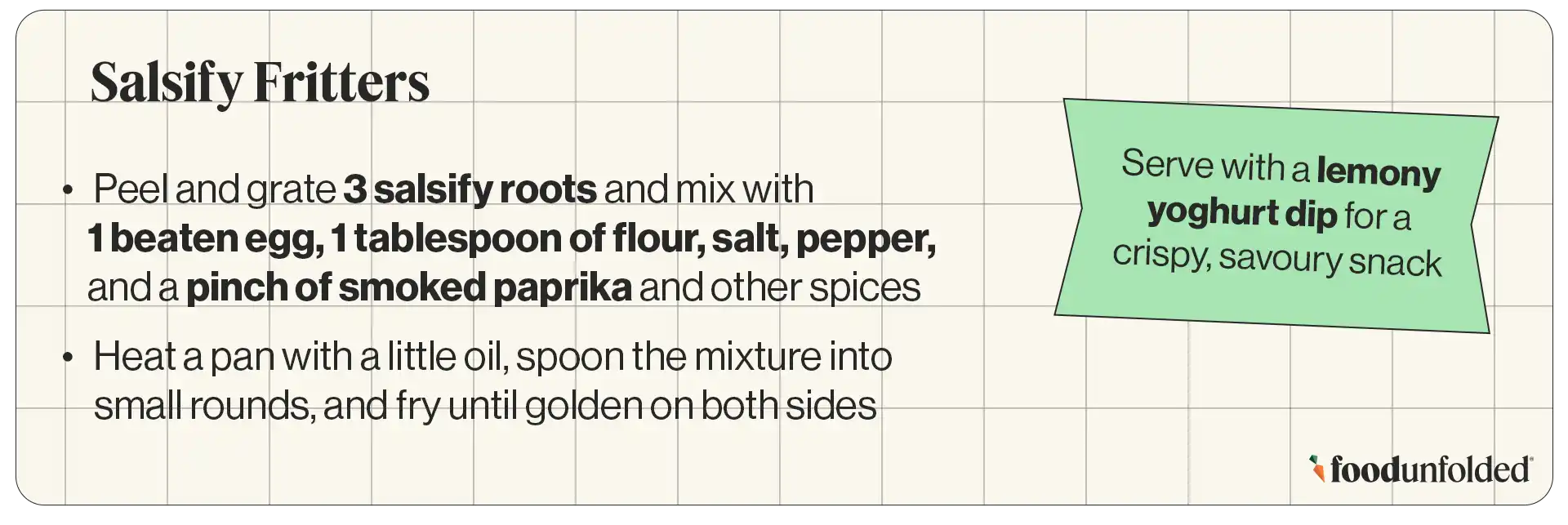 salsify recipe